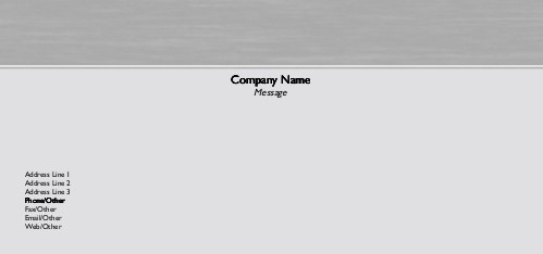 Basic Grey Full Colour Compliment Slips