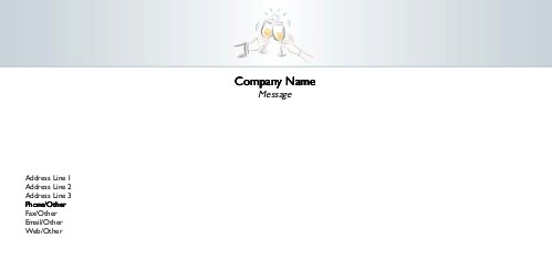 A Toast Full Colour Compliment Slips