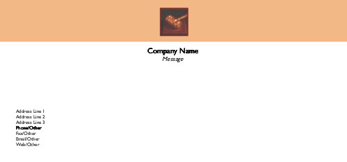 Order in the Court Full Colour Compliment Slips