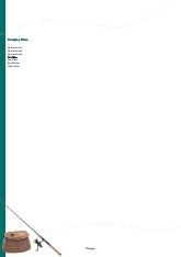 Just Fishing A4 Recycled Letterhead