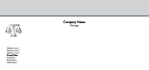 Courtroom Status Full Colour Compliment Slips