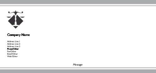 A Good Balance Full Colour Compliment Slips