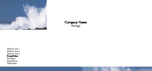 Mighty Spray Full Colour Compliment Slips