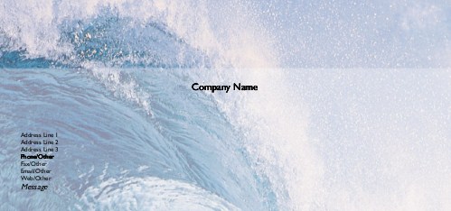 Surfers Dream Full Colour Compliment Slips