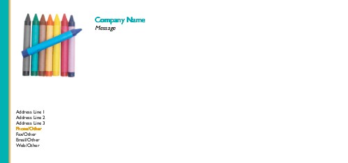 Creative Colours Full Colour Compliment Slips