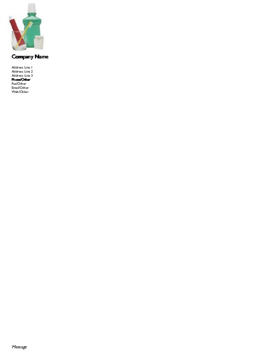 Dental Essentials A4 Recycled Letterhead