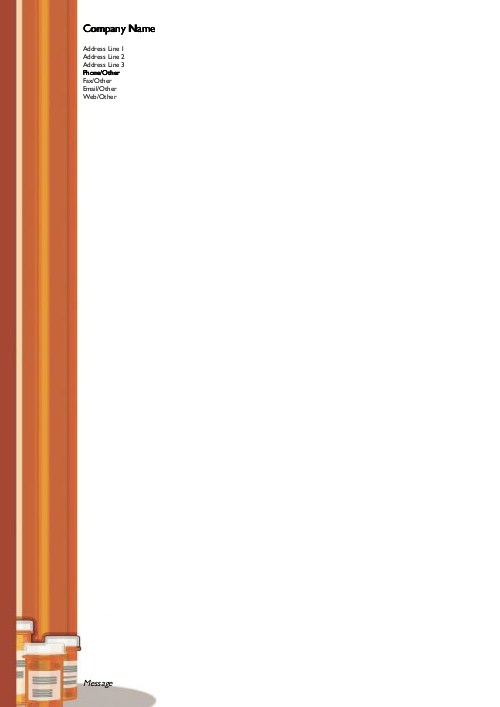 Medicine Bottle A4 Recycled Letterhead