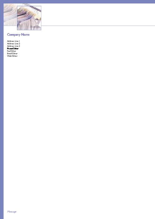 Shirts A4 Letterhead