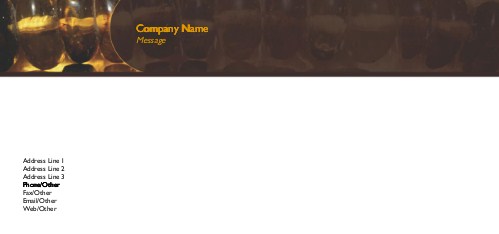 Beads Full Colour Compliment Slips