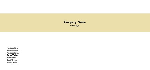 Cream Line Full Colour Compliment Slips