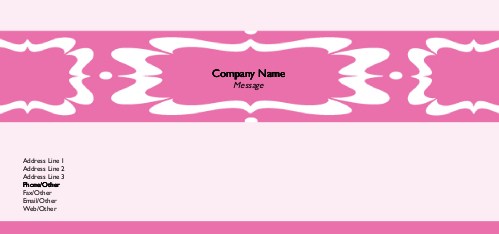 Shabby Chic Full Colour Compliment Slips