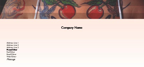 Wild Cherries Full Colour Compliment Slips