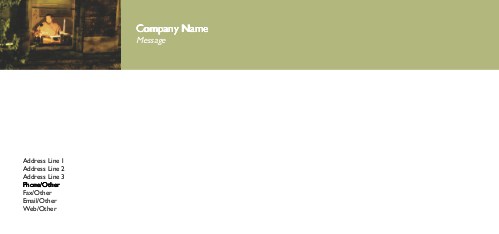 Burning The Midnight Oil Full Colour Compliment Slips