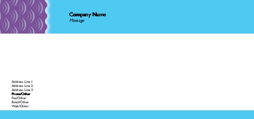 Rolling Sea Full Colour Compliment Slips