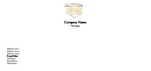 Building a House Full Colour Compliment Slips