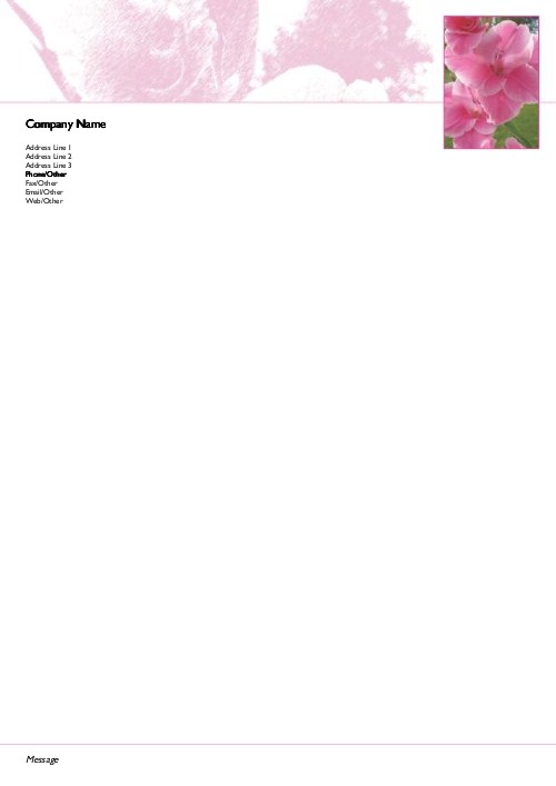 Prize Petals A4 Recycled Letterhead