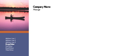 Pure Tranquility Full Colour Compliment Slips