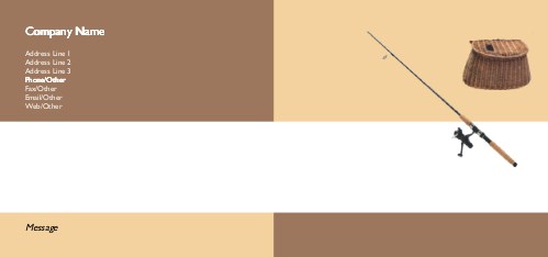 Rod and Creel Full Colour Compliment Slips