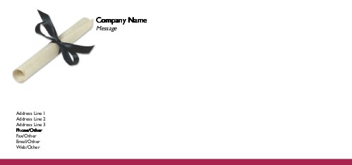Diploma Full Colour Compliment Slips