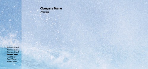 Catch a Wave Full Colour Compliment Slips