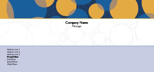 Tiny Bubbles Full Colour Compliment Slips