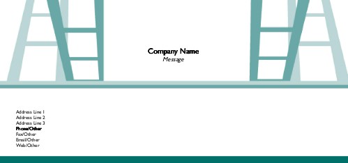 Abstract Ladder Full Colour Compliment Slips