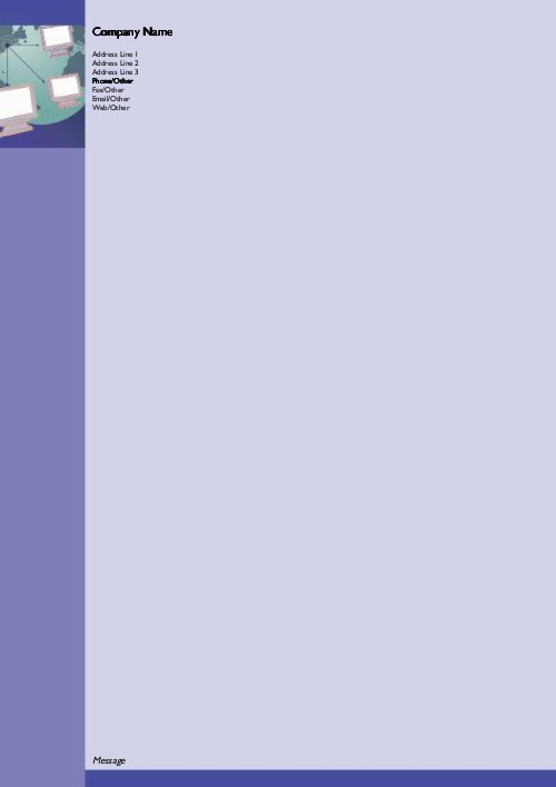 Government Networking A4 Letterhead