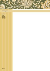 Vintage Brocade A4 Letterhead
