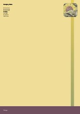Regal Sunflower A4 Letterhead