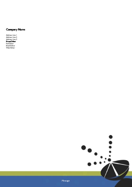 Sending Signals A4 Recycled Letterhead