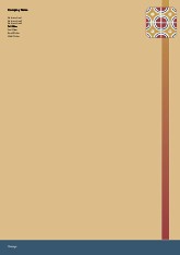 Bursting Brightly A4 Letterhead
