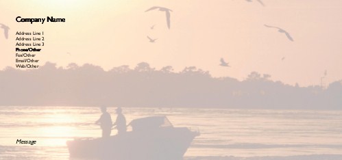 Fishing Freedom Full Colour Compliment Slips