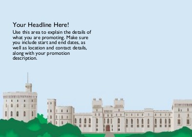 Windsor Castle Full Colour Standard Sized Postcards