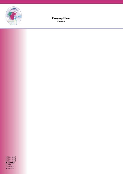 Cleaning Time A4 Recycled Letterhead
