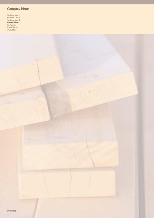 Stacked and Ready A4 Recycled Letterhead