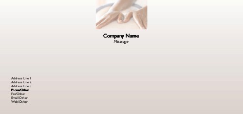 The Magic Touch Full Colour Compliment Slips