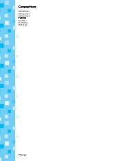 Boxed on Blue A4 Recycled Letterhead