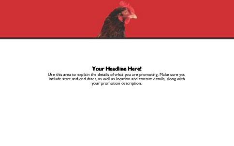 Ready to Roost Full Colour Oversized Postcards