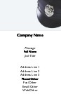 Security Officer's Cap Full Colour Magnetic Business Cards