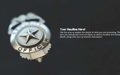 Security Badge Full Colour Oversized Postcards