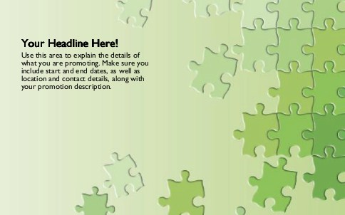 Pick up the Pieces Full Colour Oversized Postcards