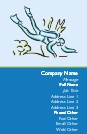 Scuba Diver Full Colour Business Cards