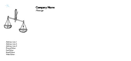 Libra Full Colour Compliment Slips
