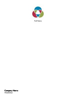 Colours Overlapping Circles Compact Note Pads
