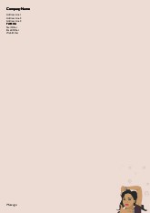 Exotic Dancer A4 Letterhead