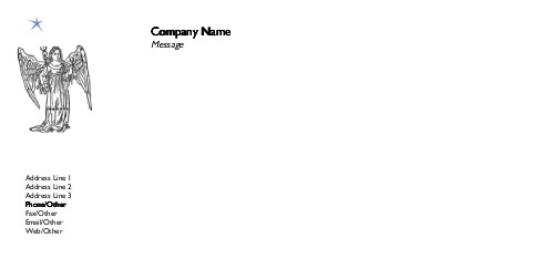 Virgo Full Colour Compliment Slips