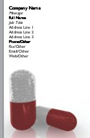 Prescription Strength Full Colour Magnetic Business Cards