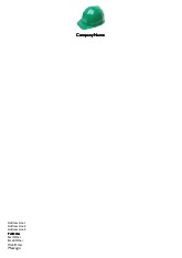 Green Hard Hat A4 Letterhead