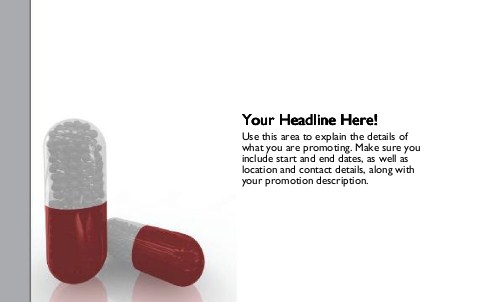 Prescription Strength Full Colour Oversized Postcards