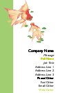 Tropical Fish Full Colour Business Cards